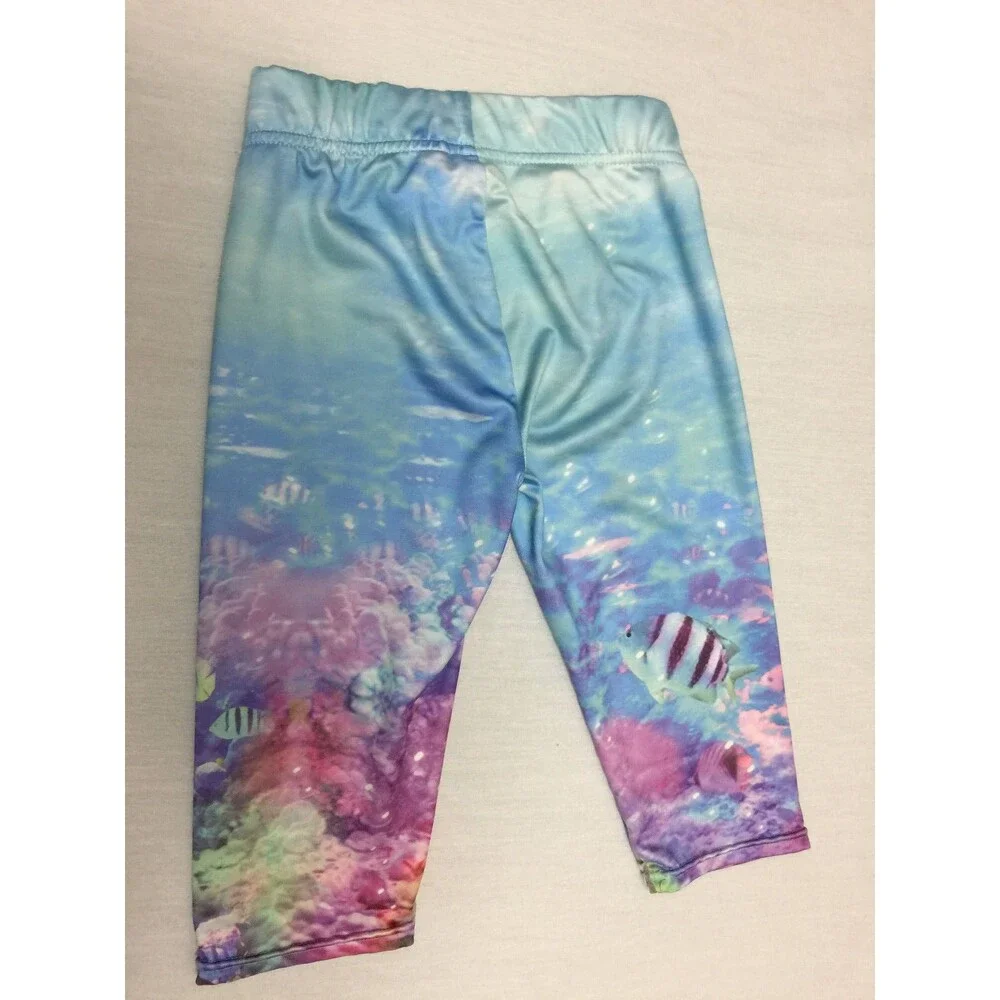 JUSTICE GIRLS PULL ON ATHLETIC CAPRIS SIZE 5